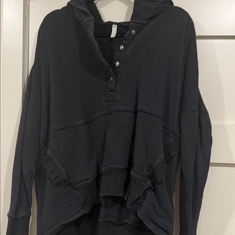 FP Movement by Free People Black Hooded Sweater